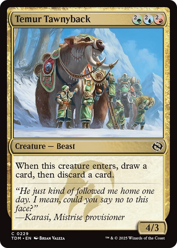 Temur Tawnyback - Image 1