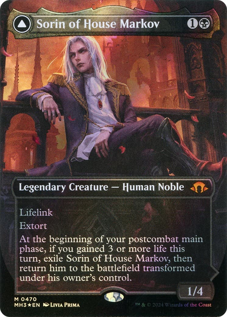 Sorin of House Markov // Sorin, Ravenous Neonate - Image 1
