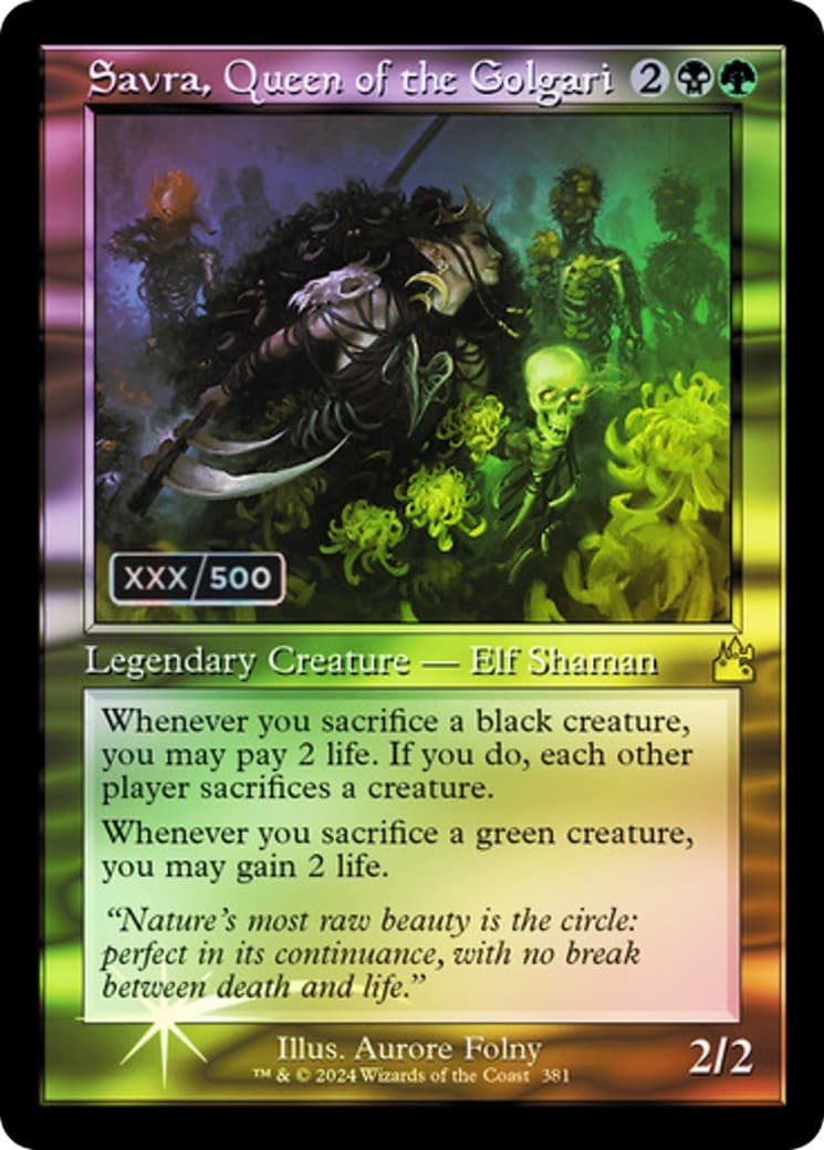 Savra, Queen of the Golgari - Image 1