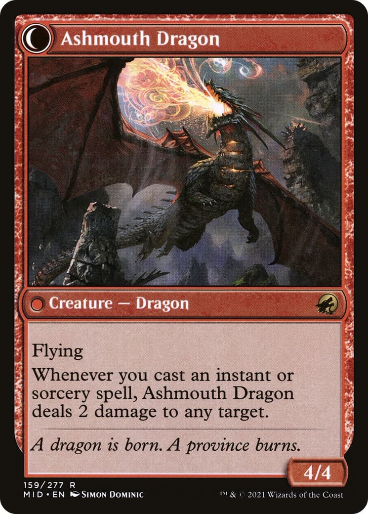 Smoldering Egg // Ashmouth Dragon thumbnail 2