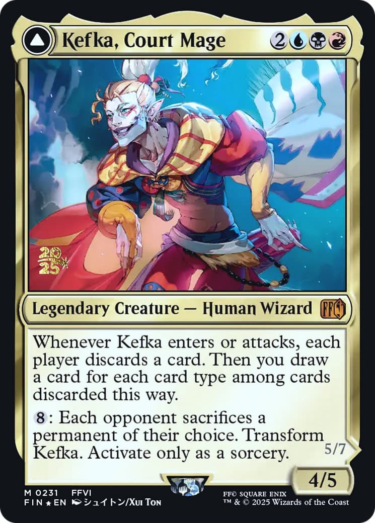 Kefka, Court Mage // Kefka, Ruler of Ruin - Image 1