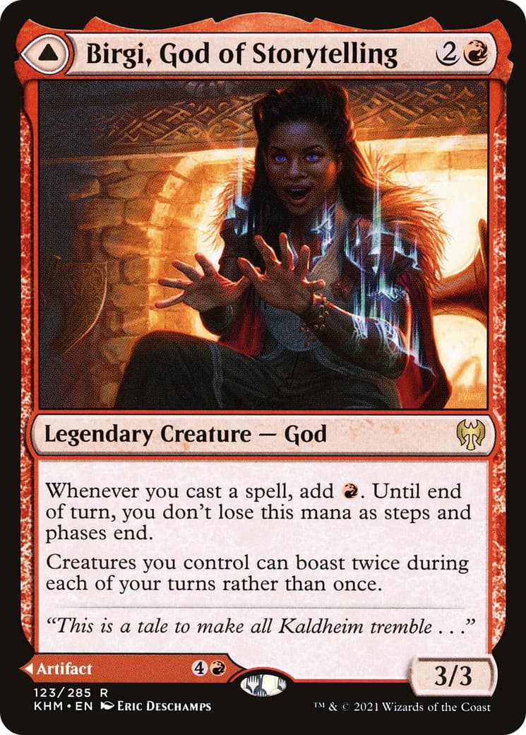 Birgi, God of Storytelling // Harnfel, Horn of Bounty - Image 1