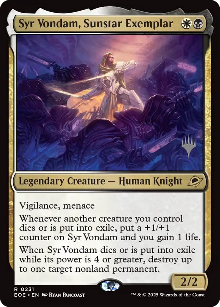 Syr Vondam, Sunstar Exemplar - Image 1