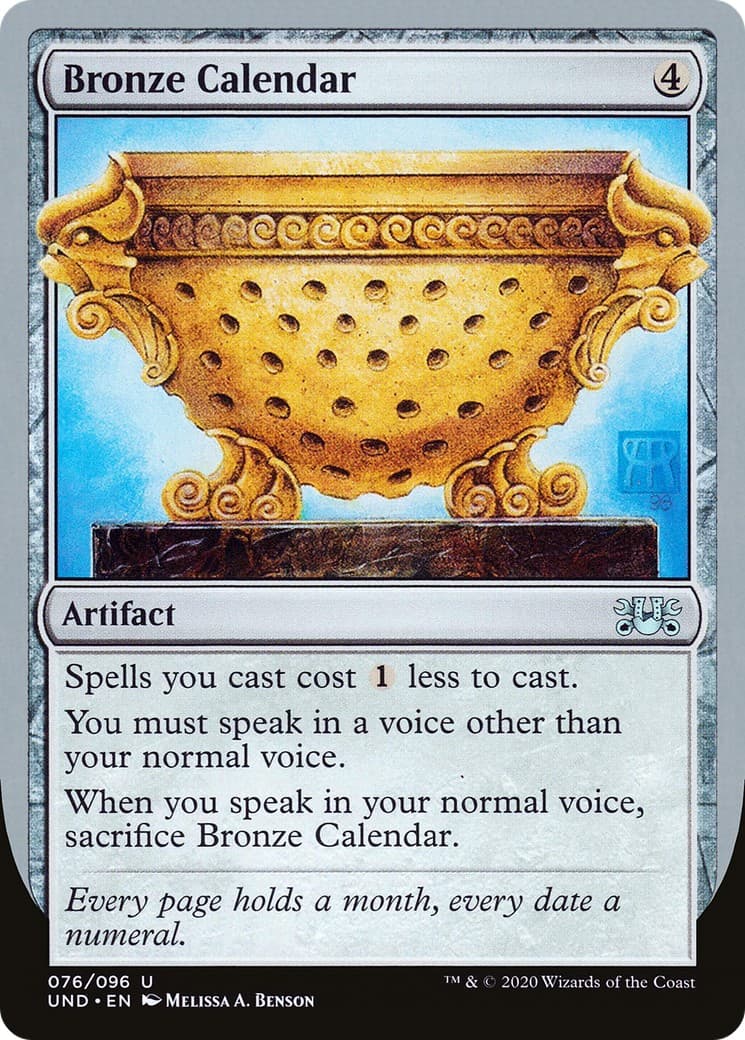 Bronze Calendar - Image 1