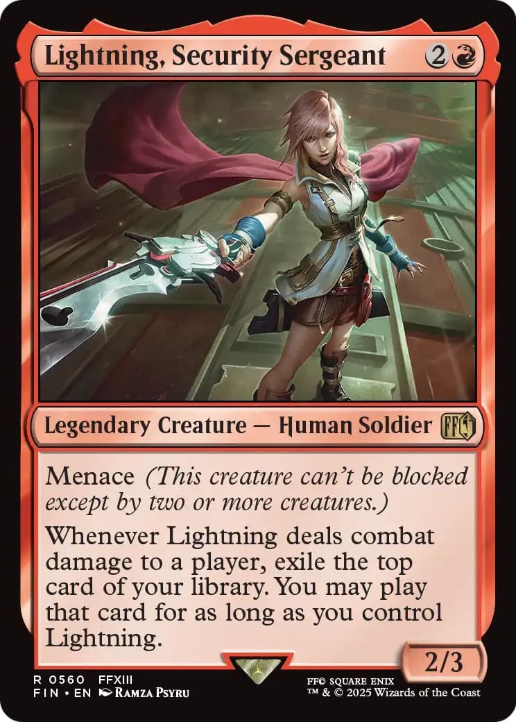 Lightning, Security Sergeant - Image 1