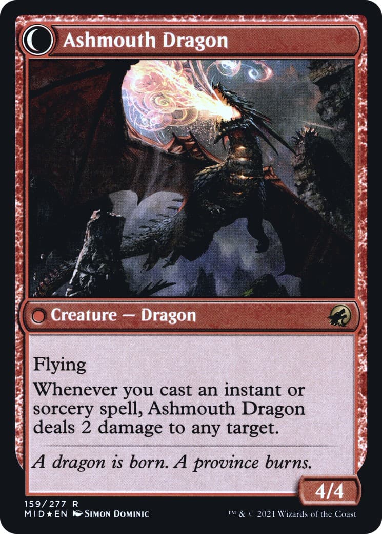 Smoldering Egg // Ashmouth Dragon thumbnail 2