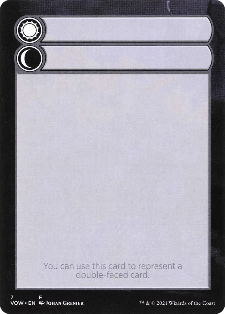 Double-Faced Substitute Card - Image 1