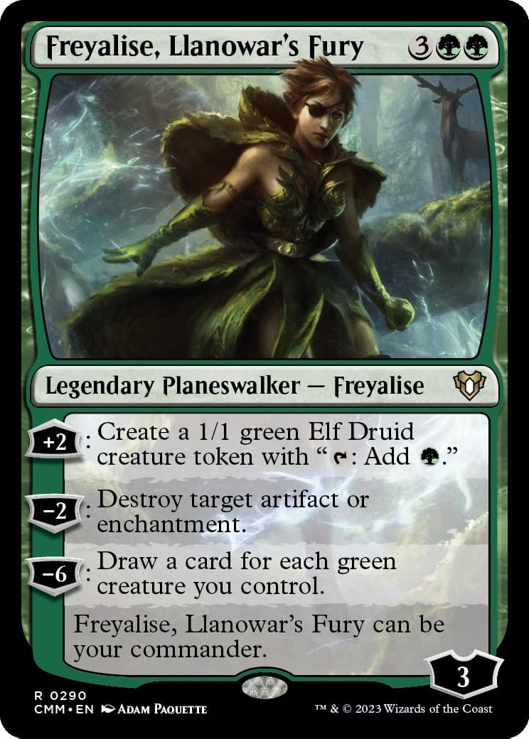 Freyalise, Llanowar's Fury - Image 1
