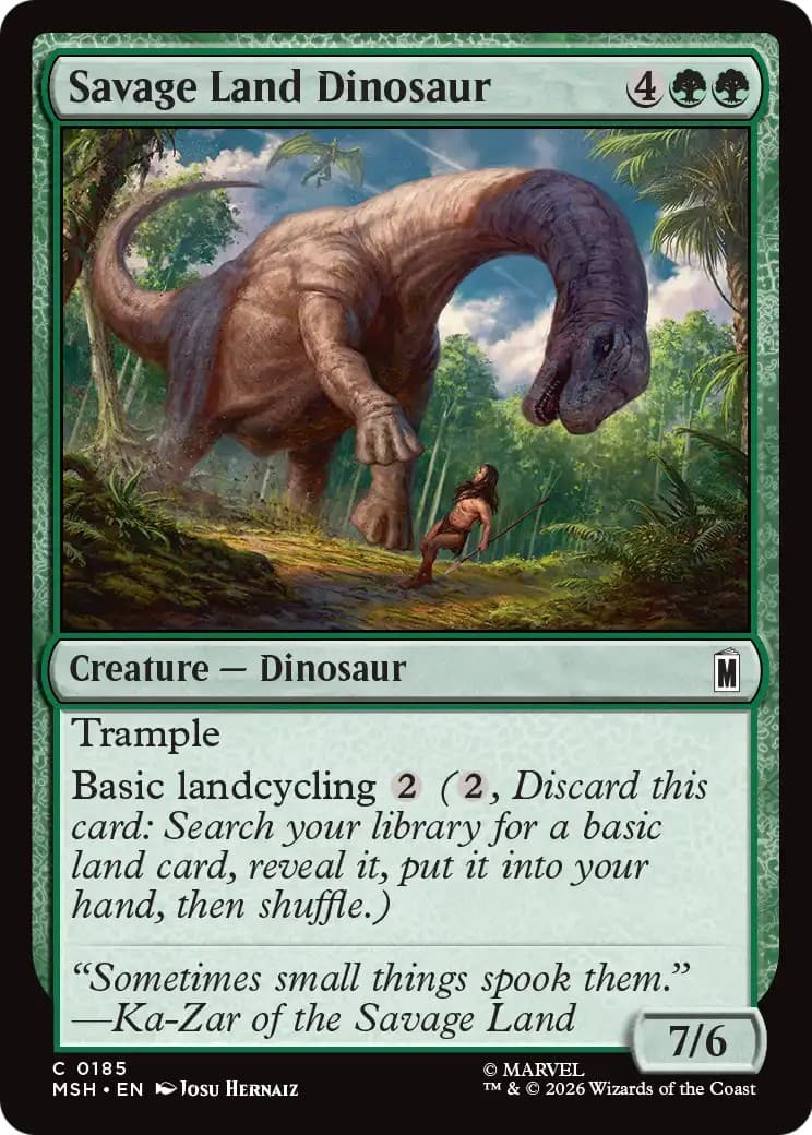 Savage Land Dinosaur - Image 1