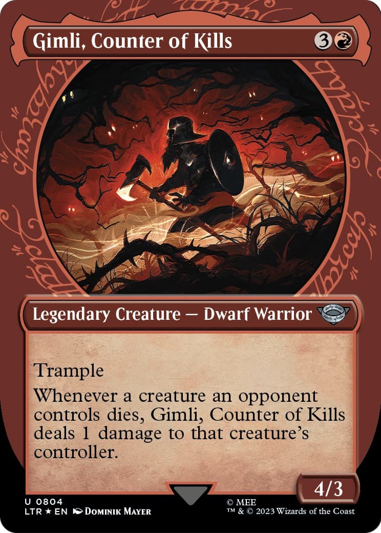 Gimli, Counter of Kills - Image 1