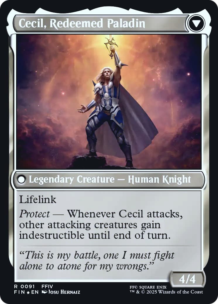 Cecil, Dark Knight // Cecil, Redeemed Paladin thumbnail 2