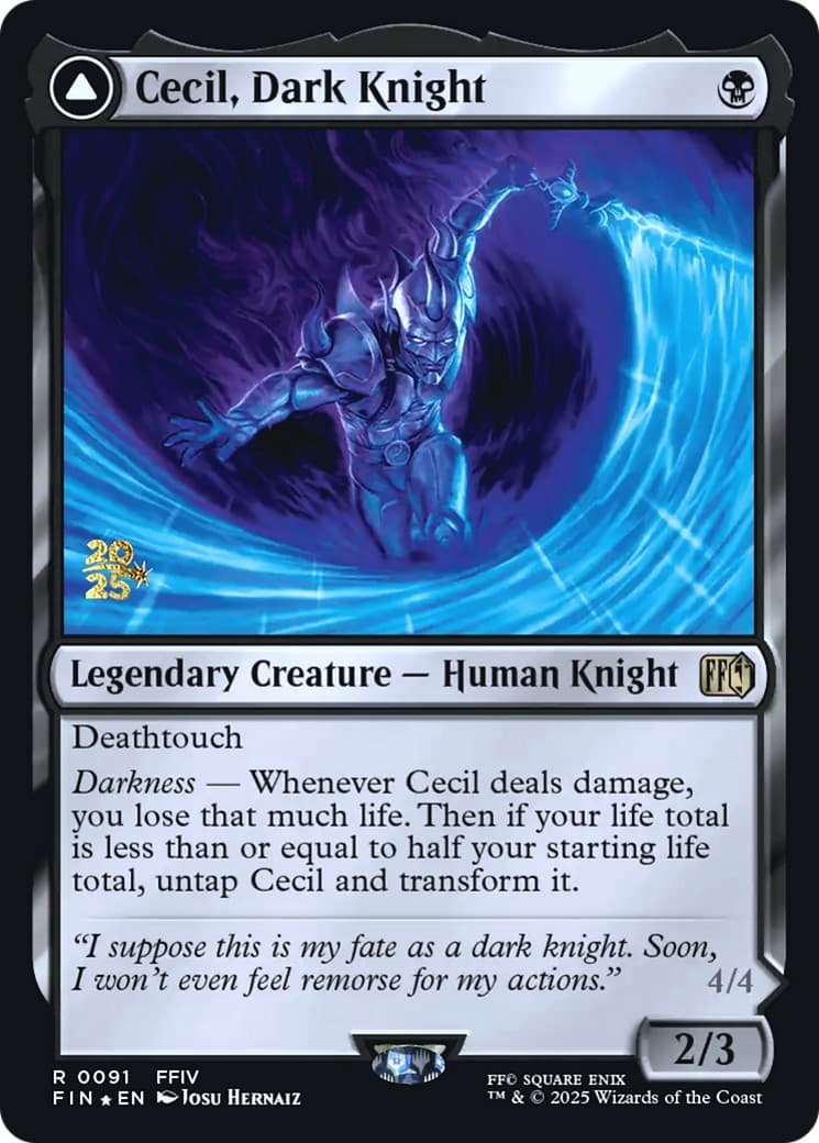 Cecil, Dark Knight // Cecil, Redeemed Paladin - Image 1