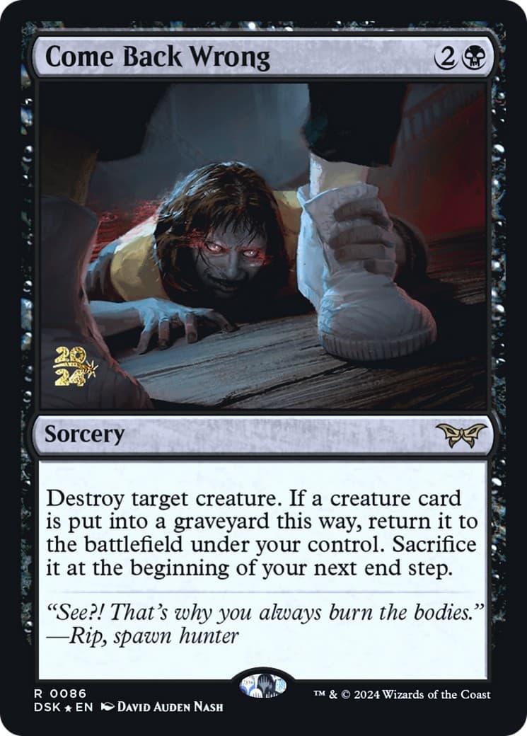 Come Back Wrong - Image 1