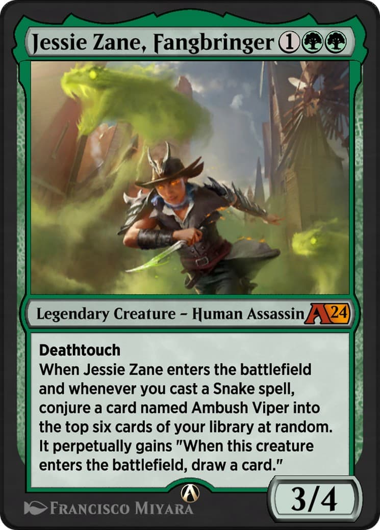Jessie Zane, Fangbringer - Image 1