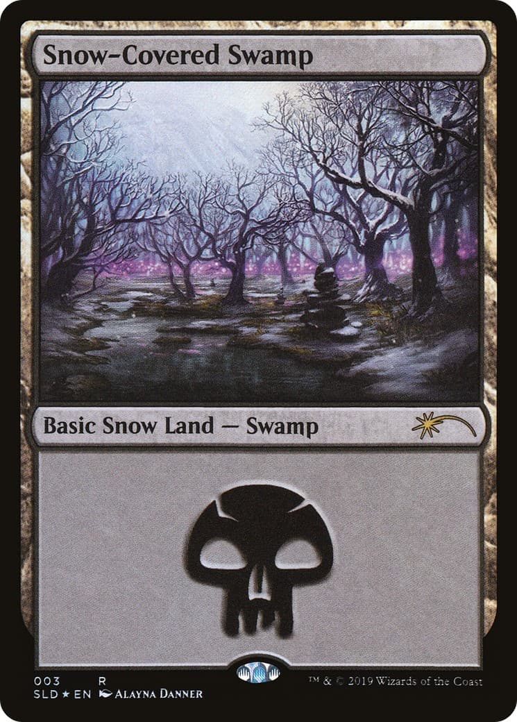 Snow-Covered Swamp - Image 1