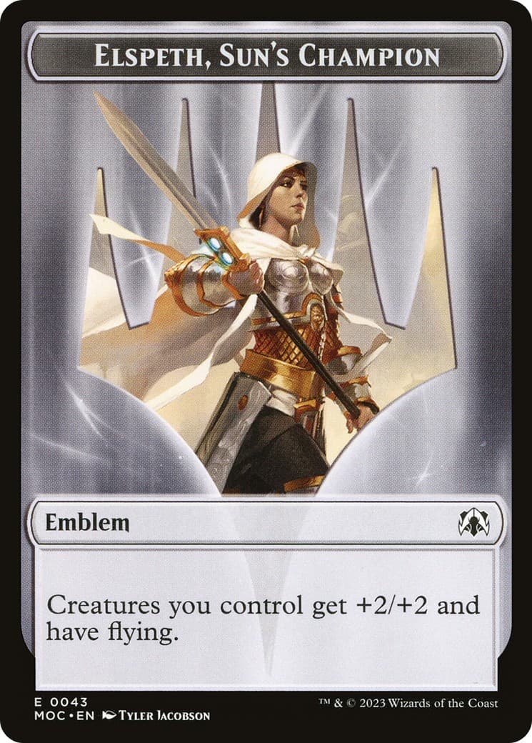 Elspeth, Sun's Champion Emblem - Image 1