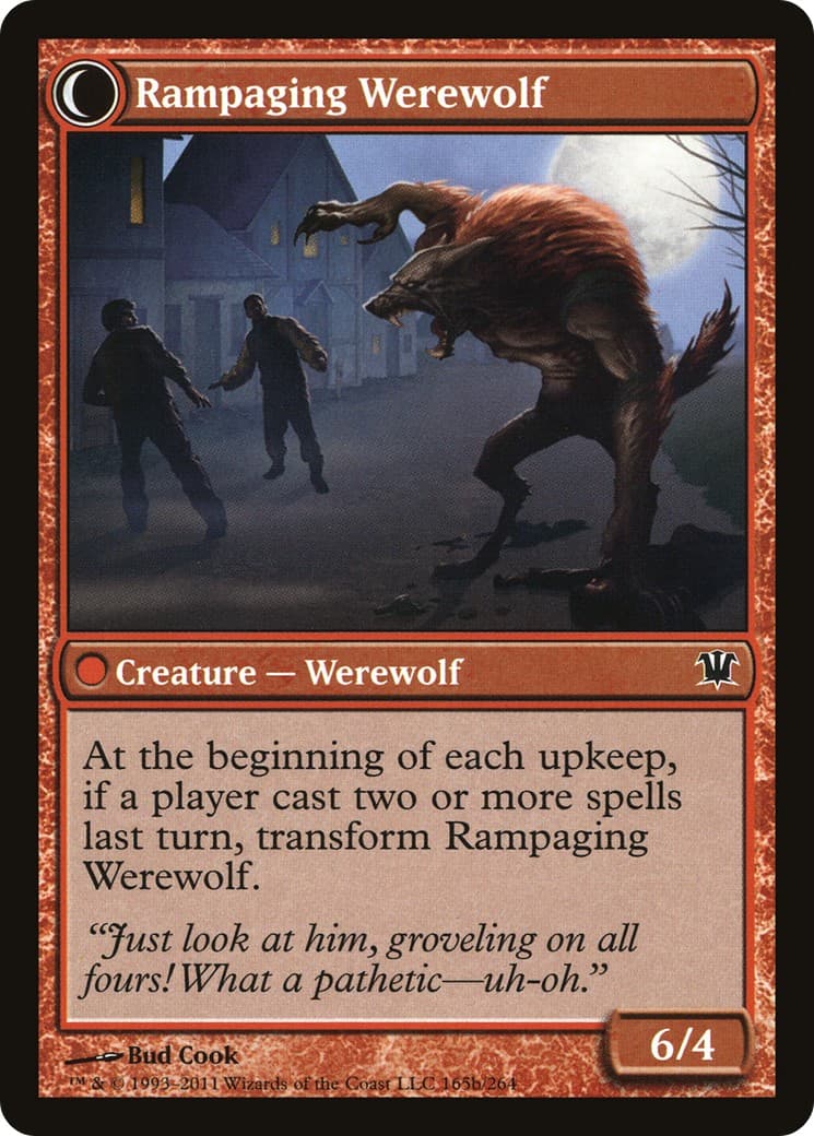 Tormented Pariah // Rampaging Werewolf thumbnail 2