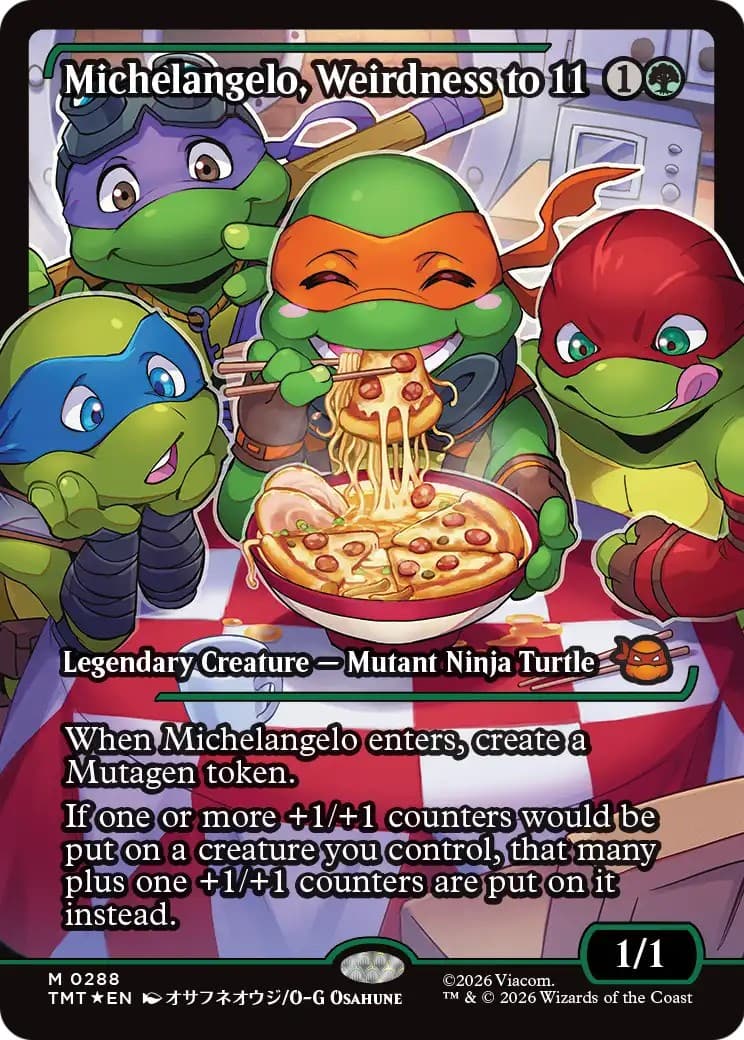 Michelangelo, Weirdness to 11 - Image 1