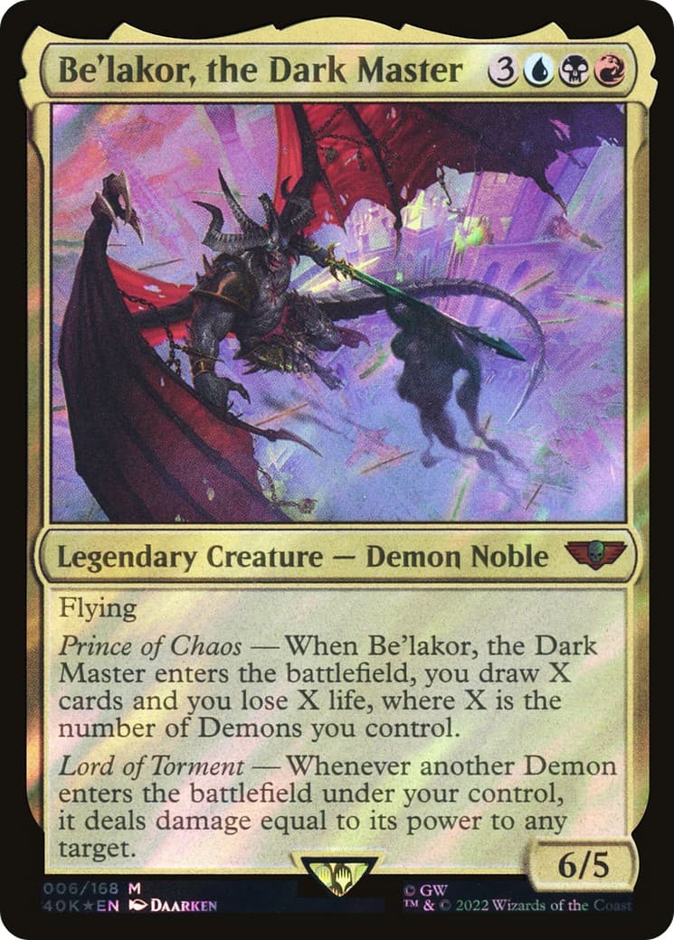 Be'lakor, the Dark Master - Image 1