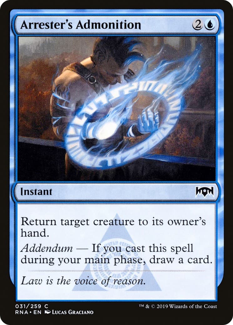 Arrester's Admonition - Image 1