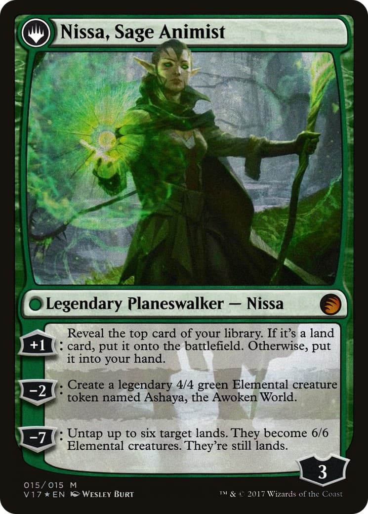 Nissa, Vastwood Seer // Nissa, Sage Animist thumbnail 2