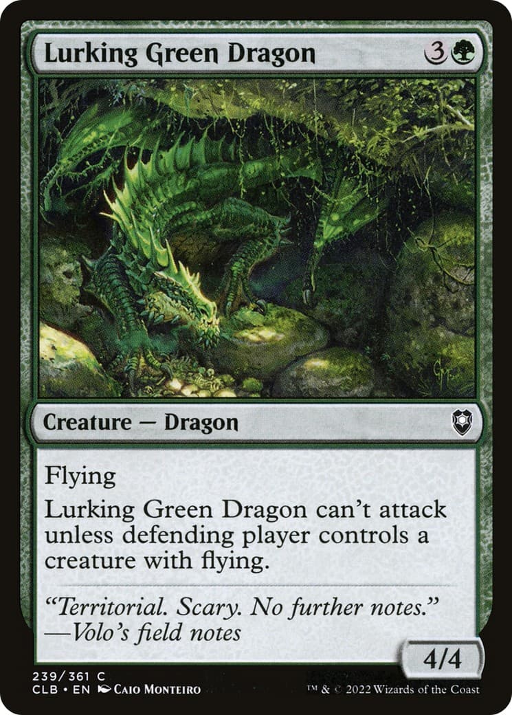 Lurking Green Dragon - Image 1