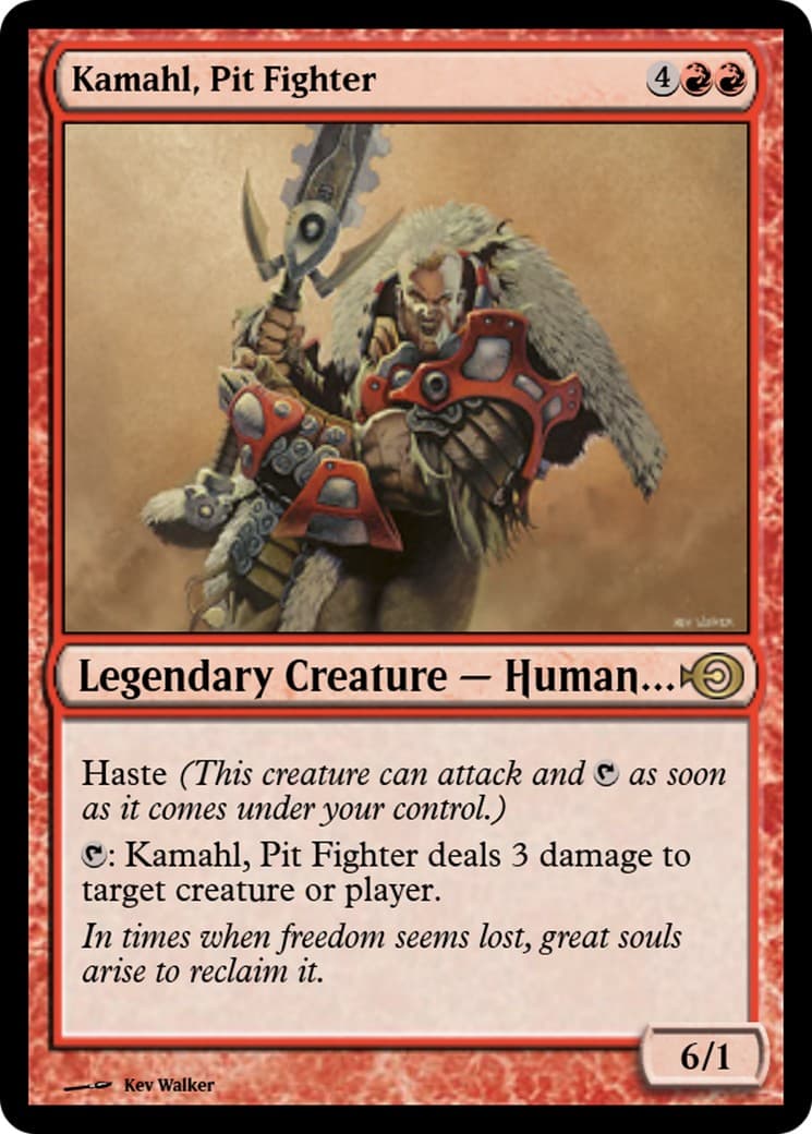 Kamahl, Pit Fighter - Image 1