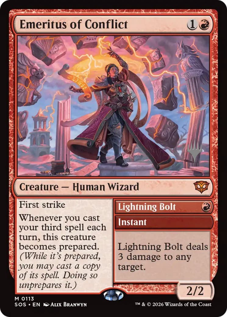 Emeritus of Conflict // Lightning Bolt - Image 1