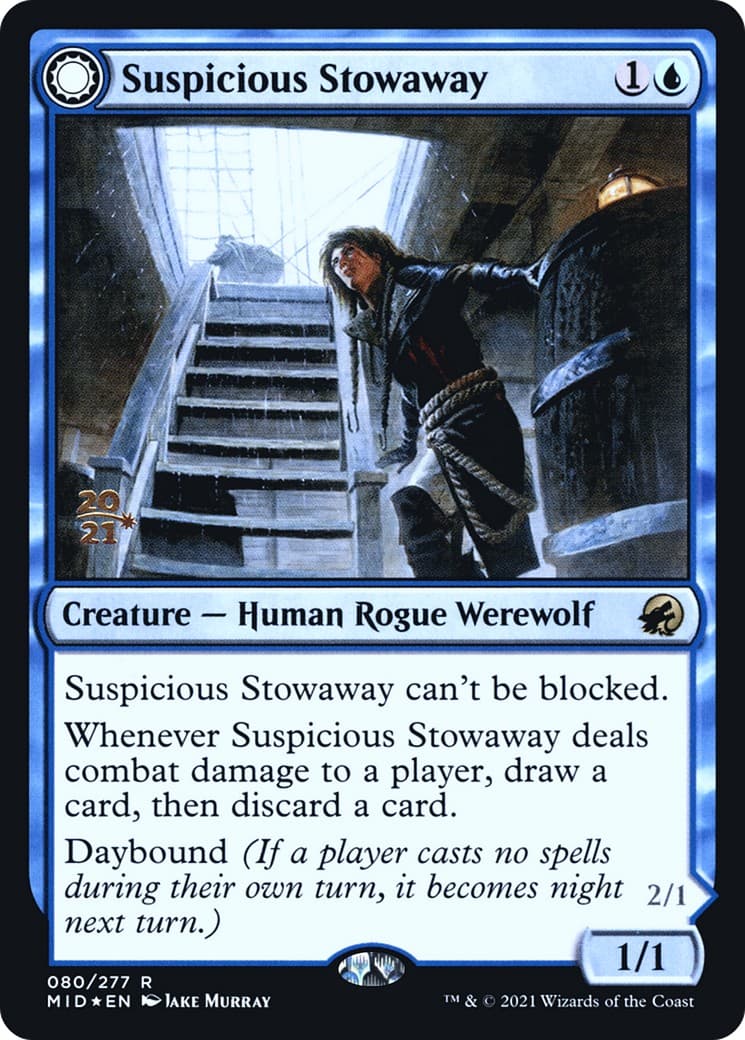 Suspicious Stowaway // Seafaring Werewolf - Image 1