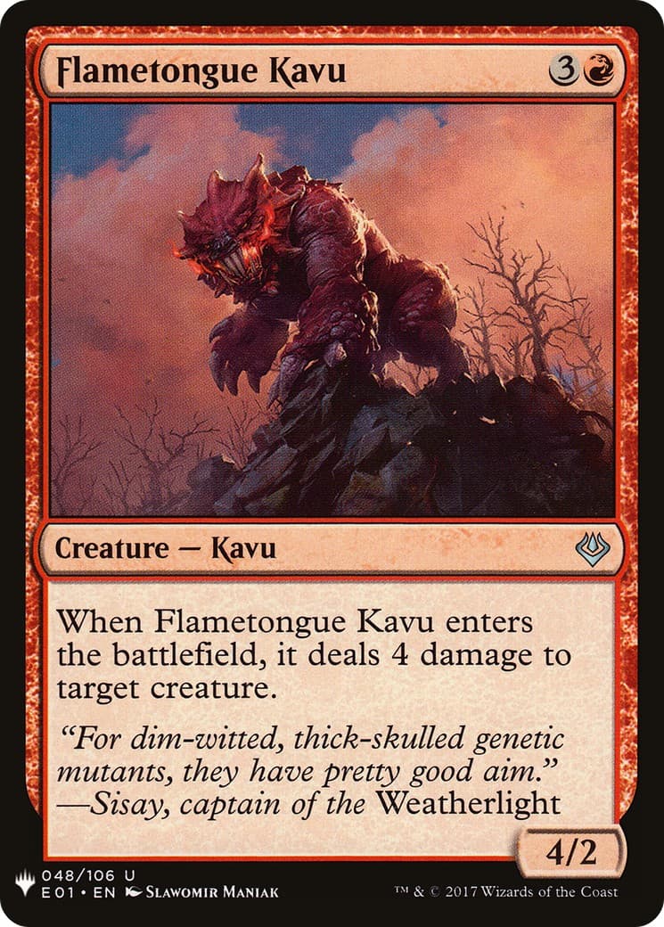 Flametongue Kavu - Image 1