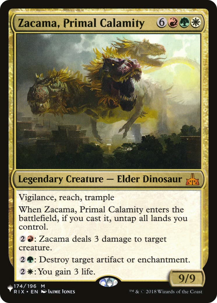 Zacama, Primal Calamity - Image 1
