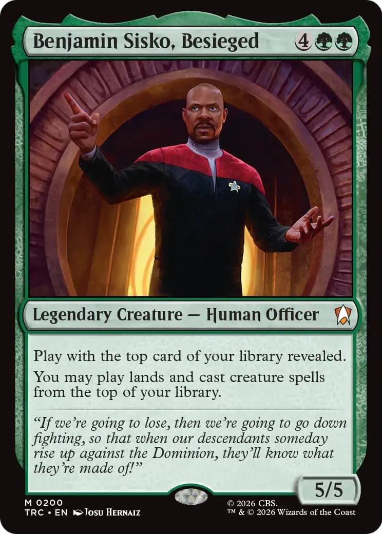 Benjamin Sisko, Besieged - Image 1