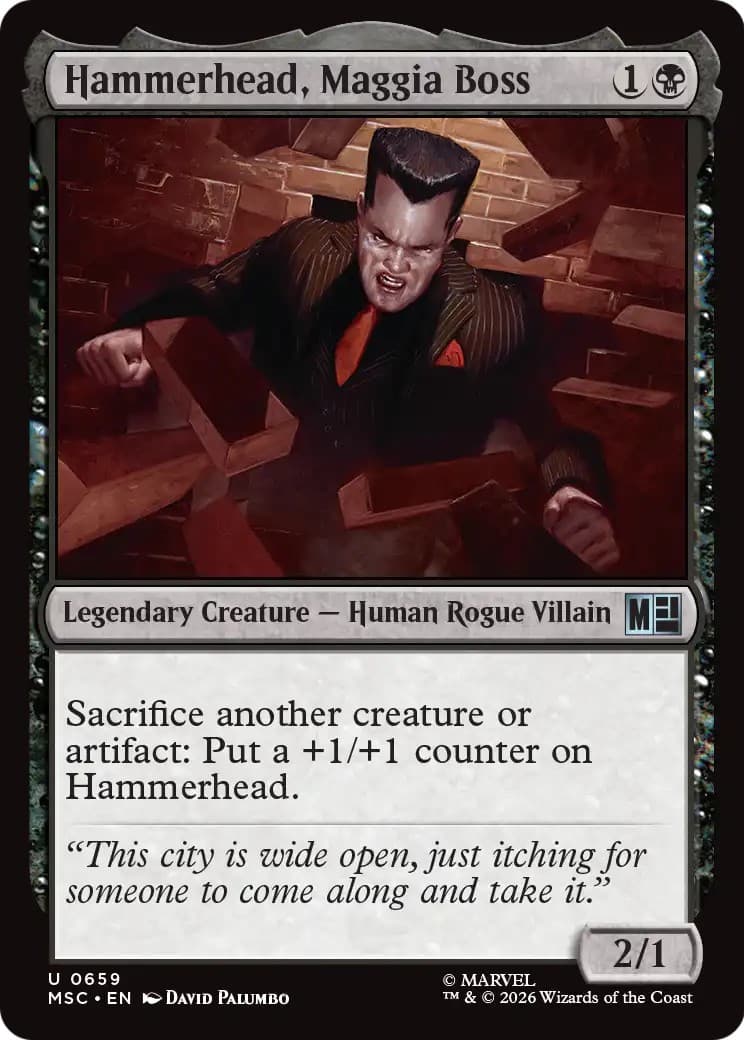 Hammerhead, Maggia Boss - Image 1