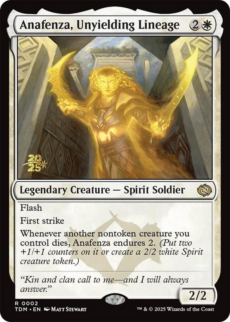 Anafenza, Unyielding Lineage - Image 1