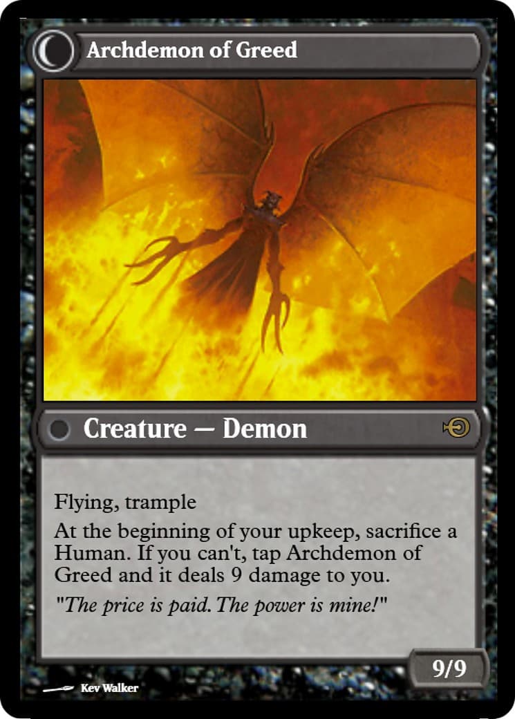Ravenous Demon // Archdemon of Greed thumbnail 2
