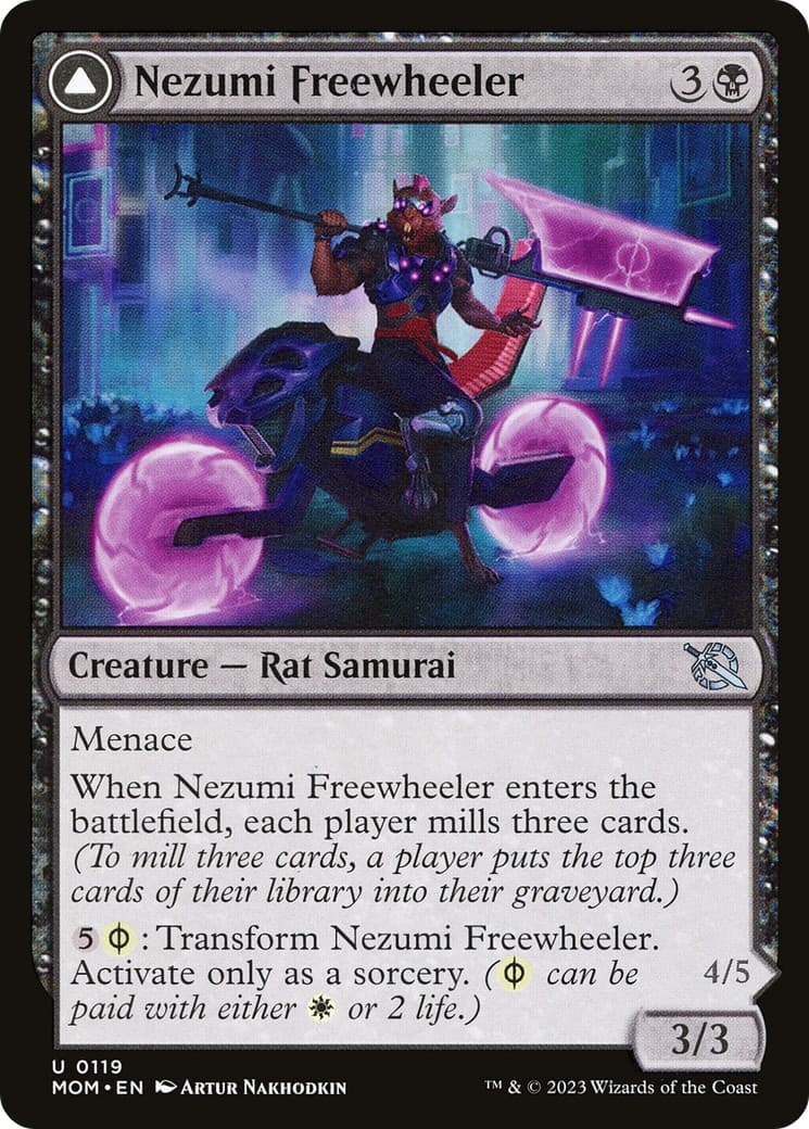 Nezumi Freewheeler // Hideous Fleshwheeler - Image 1
