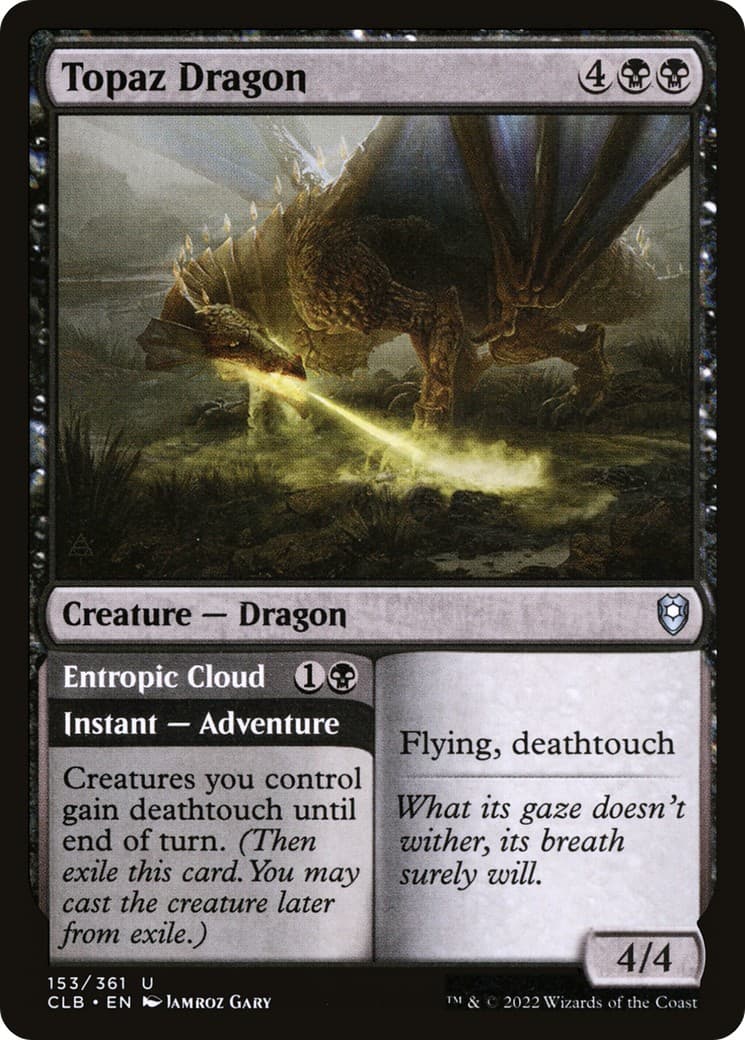 Topaz Dragon // Entropic Cloud - Image 1