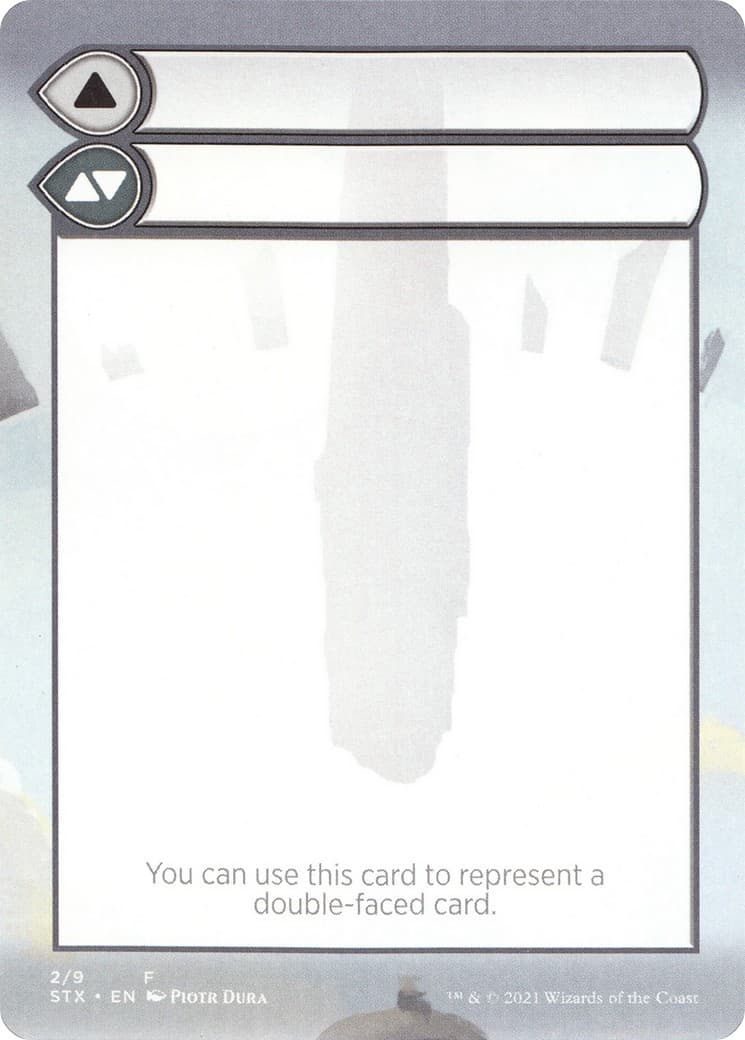 Double-Faced Substitute Card - Image 1