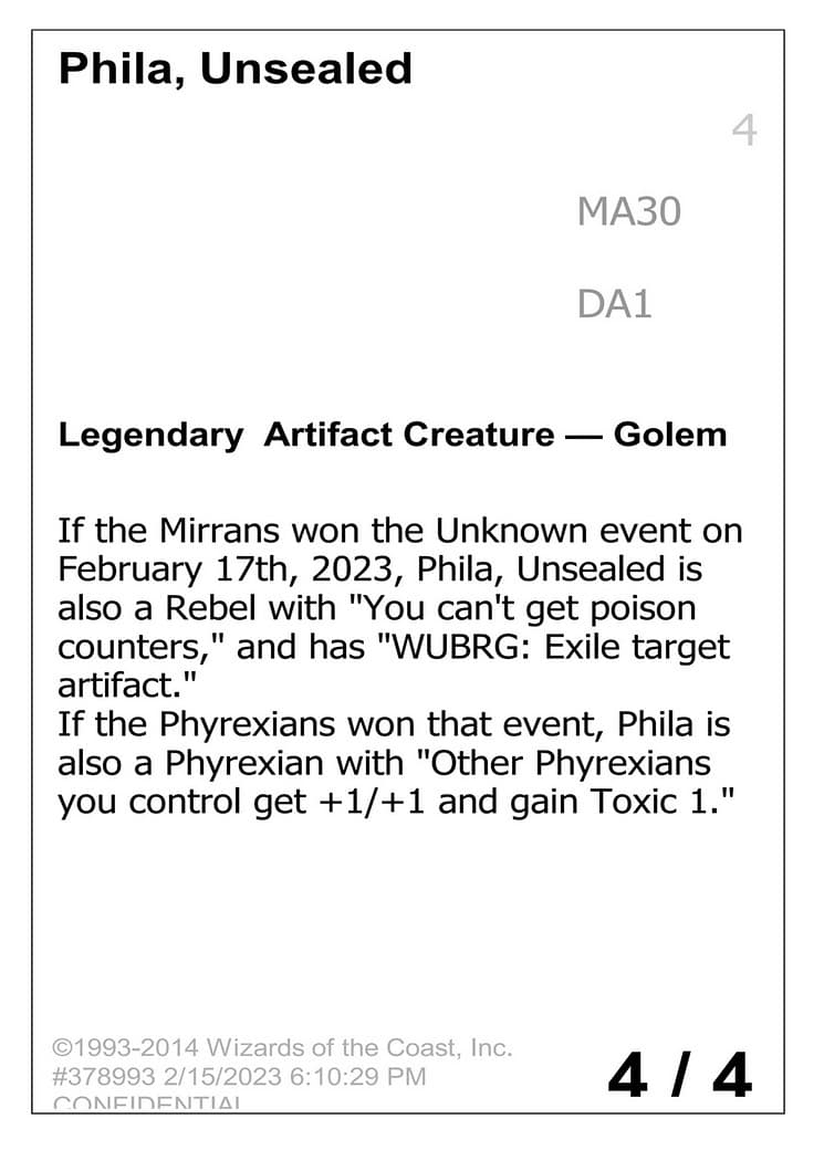 Phila, Unsealed - Image 1