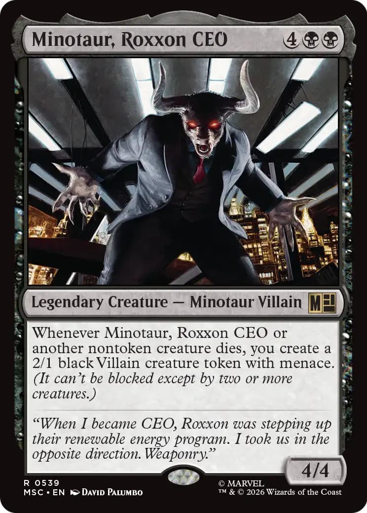 Minotaur, Roxxon CEO - Image 1