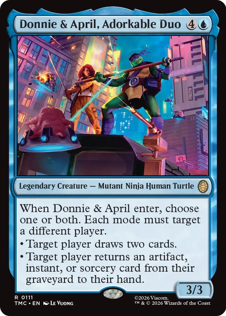 Donnie & April, Adorkable Duo - Image 1