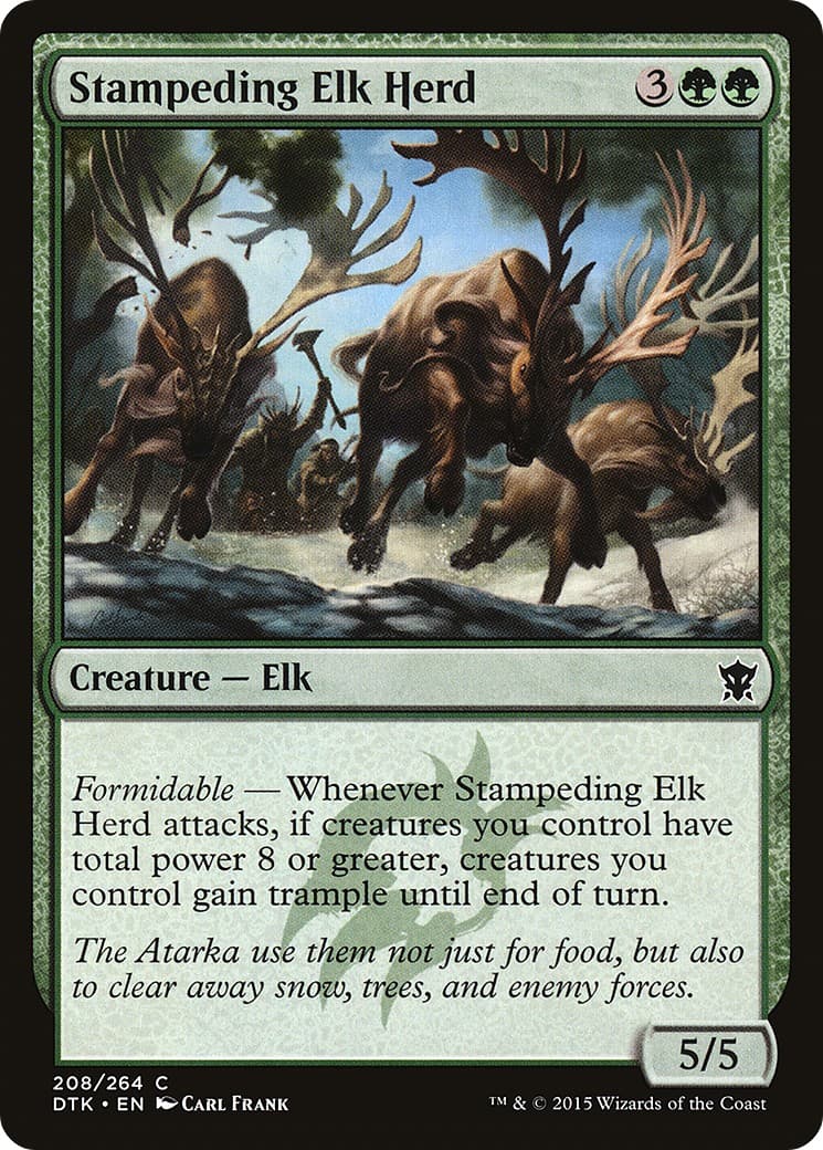 Stampeding Elk Herd - Image 1