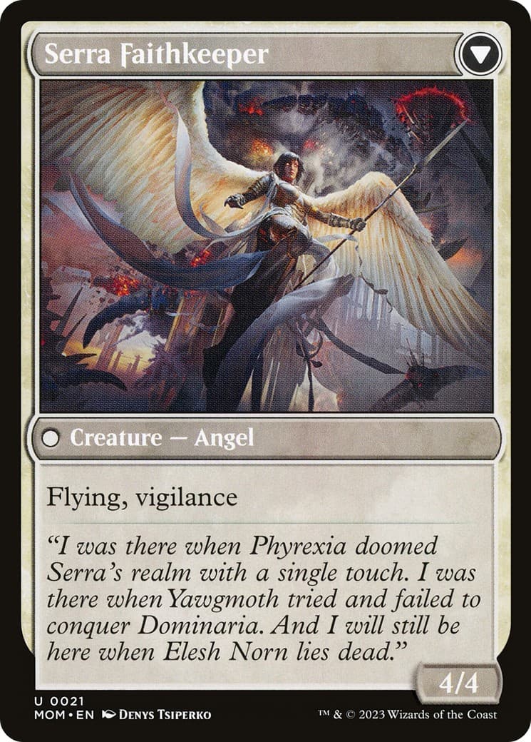 Invasion of Dominaria // Serra Faithkeeper thumbnail 2
