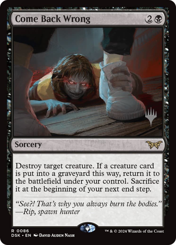Come Back Wrong - Image 1