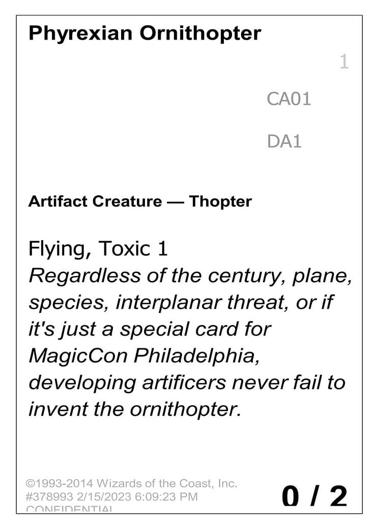 Phyrexian Ornithopter - Image 1
