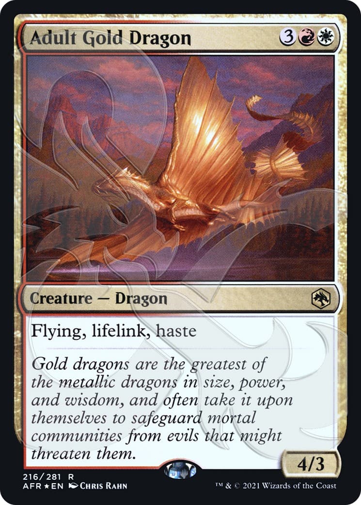 Adult Gold Dragon - Image 1