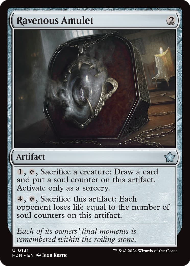 Ravenous Amulet - Image 1