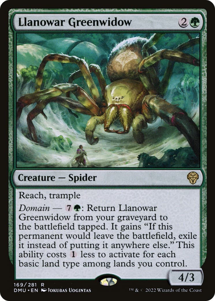 Llanowar Greenwidow - Image 1
