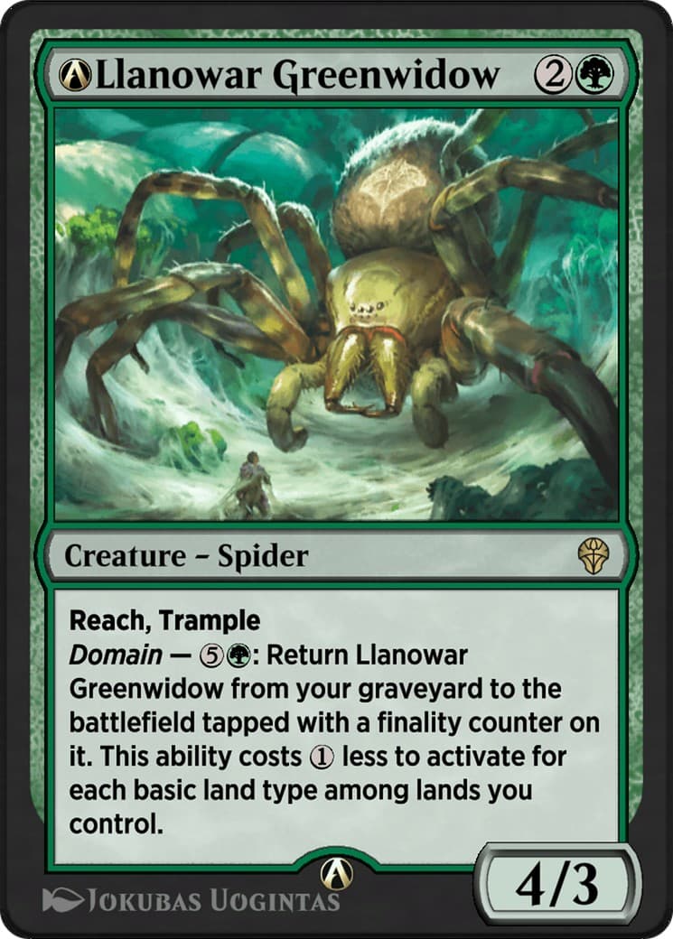 A-Llanowar Greenwidow - Image 1