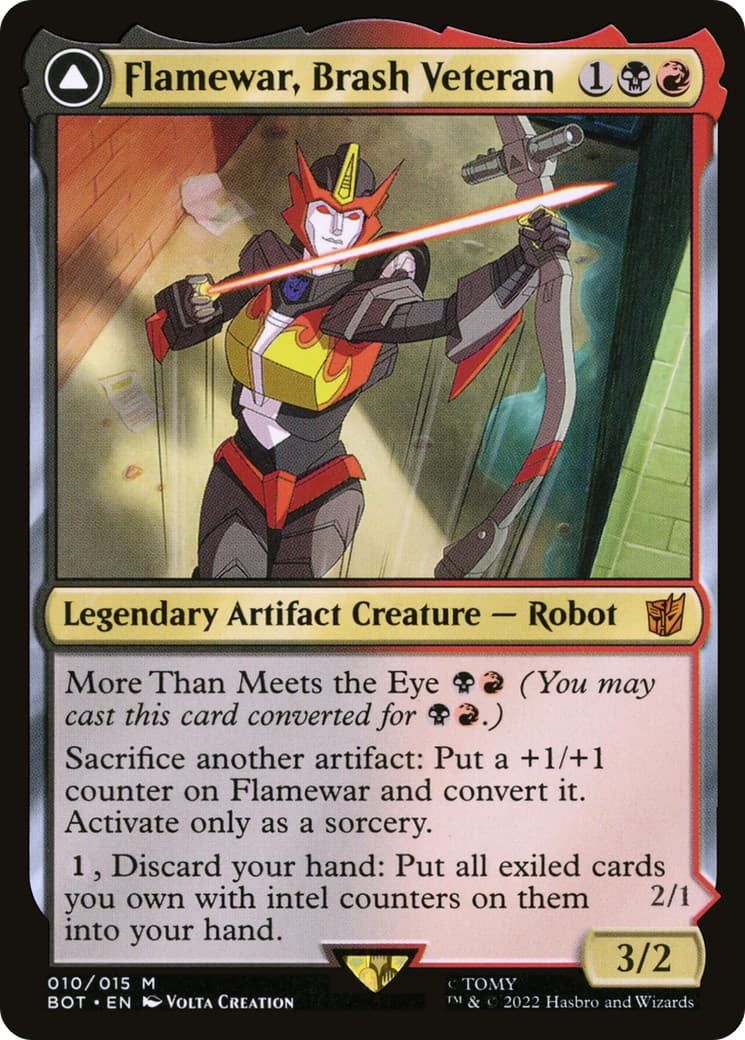 Flamewar, Brash Veteran // Flamewar, Streetwise Operative - Image 1